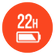 Bater&iacute;a de 22&nbsp;horas de duraci&oacute;n, carga r&aacute;pida y funci&oacute;n de reproducir y cargar.