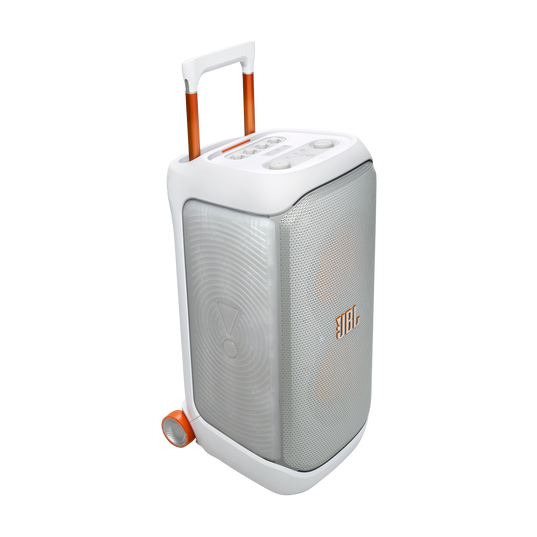 JBL PartyBox Stage 320 - White - Portable party speaker with wheels - Detailshot 7