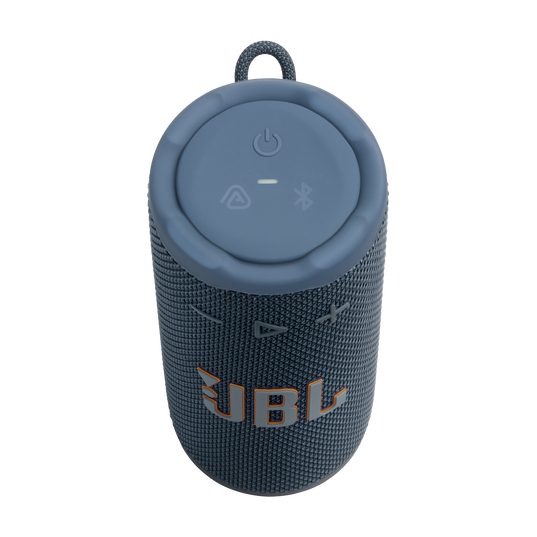 JBL Grip - Blue - Compact Bluetooth speaker with bold JBL Pro Sound and ambient light - Top