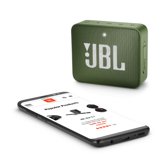 JBL Go 2 - Moss Green - Portable Bluetooth speaker - Detailshot 3