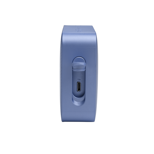JBL Go Essential - Blue - Portable Waterproof Speaker - Detailshot 3