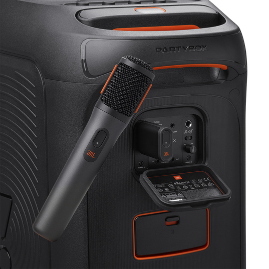 JBL PartyBox Wireless Mic - Black - Digital wireless microphones - Detailshot 4