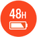 Hasta 48&nbsp;horas de reproducci&oacute;n