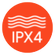 Protección contra salpicaduras IPX4