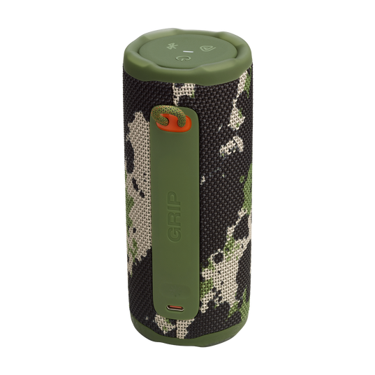 JBL Grip - Squad - Compact Bluetooth speaker with bold JBL Pro Sound and ambient light - Back