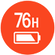 Hasta 76&nbsp;horas de duraci&oacute;n de la bater&iacute;a y carga r&aacute;pida (5&nbsp;minutos = 3&nbsp;horas)