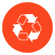 Hecho de plástico y tejidos reciclados, además del embalaje de papel con certificación FSC
