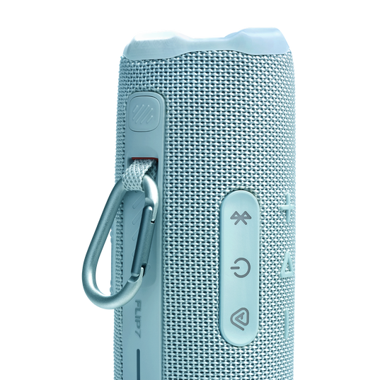 JBL Flip 7 - Turquoise - Portable waterproof and drop-proof  speaker - Detailshot 4