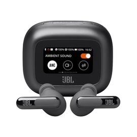 JBL Live Beam 3 - Black - True wireless noise-cancelling closed-stick earbuds - Hero JBL Live Beam 3 - Black - True wireless noise-cancelling closed-stick earbuds - Hero