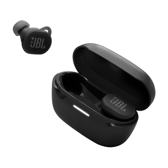 JBL Endurance Race 2 - Black - Waterproof sports true wireless earbuds - Hero