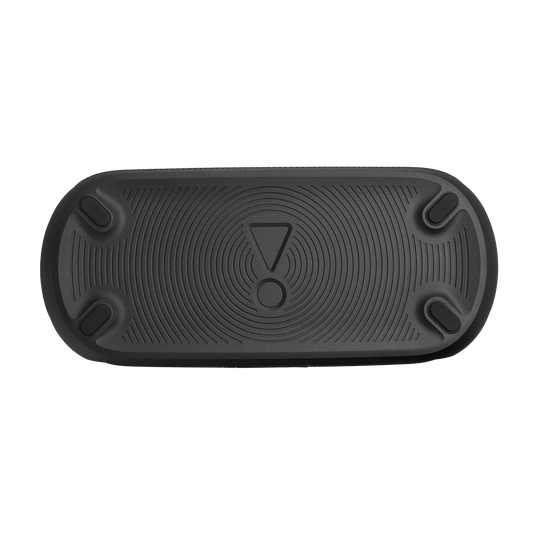JBL PartyBox On-the-Go 2 - Black - Portable party speaker with one wireless digital mic, handle and a shoulder strap - Bottom