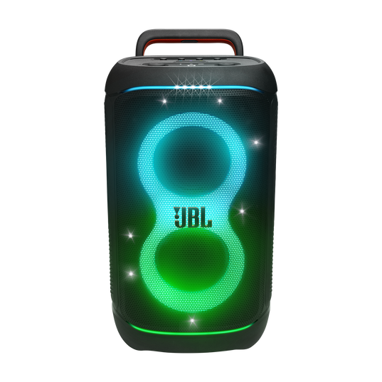 JBL PartyBox 520 - Black - Portable battery-powered party speaker with powerful and loud sound - Front