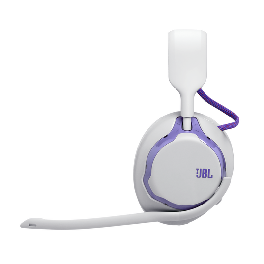 JBL Quantum 650 - White - Wireless multiplatform gaming headset - Back