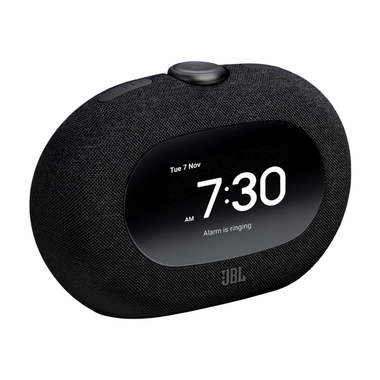 JBL Horizon 3 with FM - Black - Bluetooth® clock radio speaker with FM - Hero