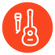 Entradas dobles para micr&oacute;fono y guitarra