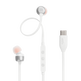 JBL Tune 310C USB - White - Wired Hi-Res In-Ear Headphones - Hero