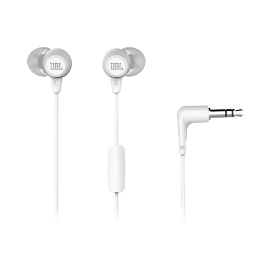 JBL C50HI - White - In-Ear Headphones - Detailshot 1