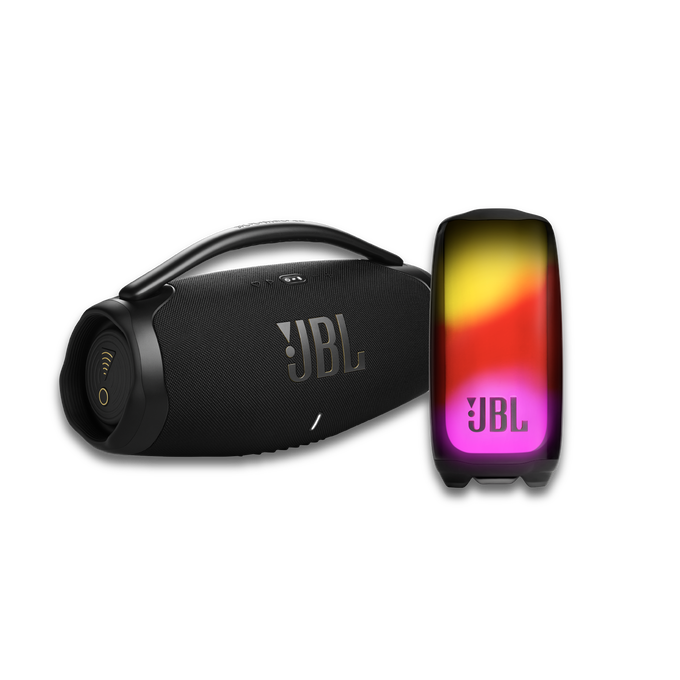 ¡COMBO ESPECIAL! JBL Boombox 3 Wi-Fi + JBL Pulse 5