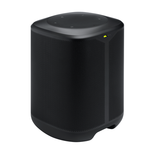 JBL Cove M1 - Black - Compact Wi-Fi home speaker - Back image number null
