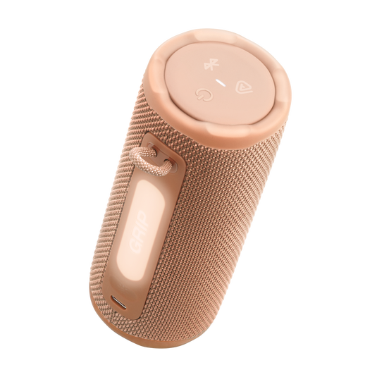 JBL Grip - Orange - Compact Bluetooth speaker with bold JBL Pro Sound and ambient light - Detailshot 1 image number null