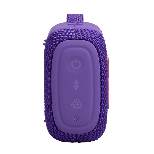 JBL Go 5 - Purple - Ultra-portable waterproof and drop-proof speaker with JBL legendary sound and ambient edge lighting - Right image number null
