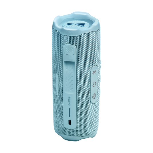 JBL Flip 7 - Turquoise - Portable waterproof and drop-proof  speaker - Back image number null
