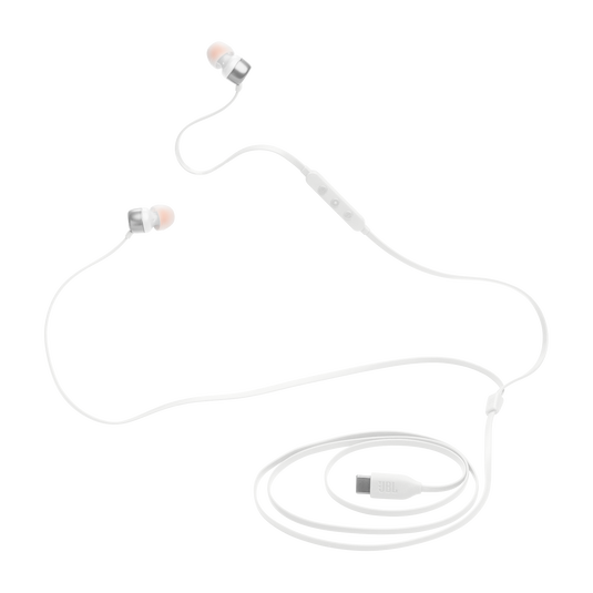 JBL Tune 310C USB - White - Wired Hi-Res In-Ear Headphones - Detailshot 5 image number null