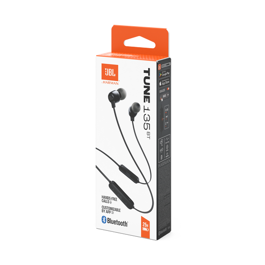 JBL Tune 135BT - Black - Wireless In-Ear headphones - Detailshot 15 image number null