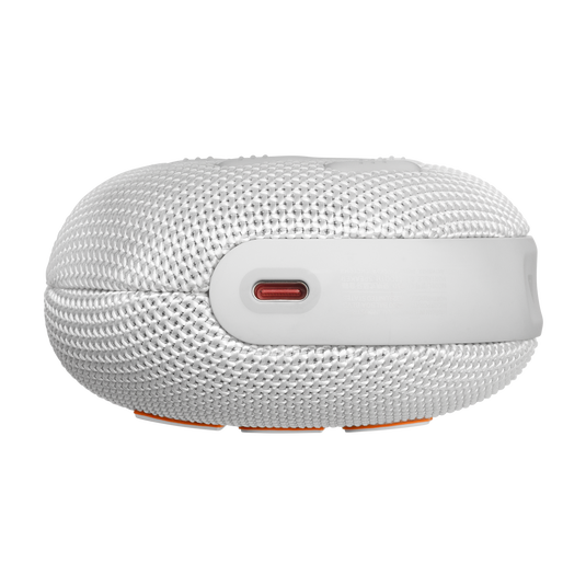 JBL Clip 5 - White - Ultra-portable waterproof speaker - Bottom image number null