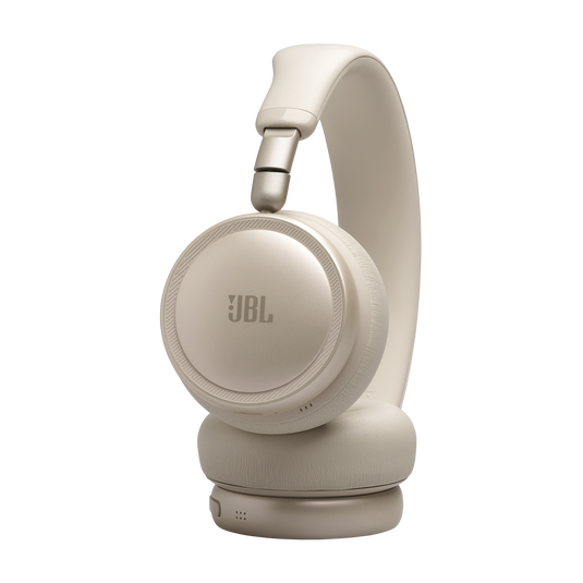 JBL Live 680NC - Sand - Wireless on-ear Noise Cancelling headphones - Top image number null