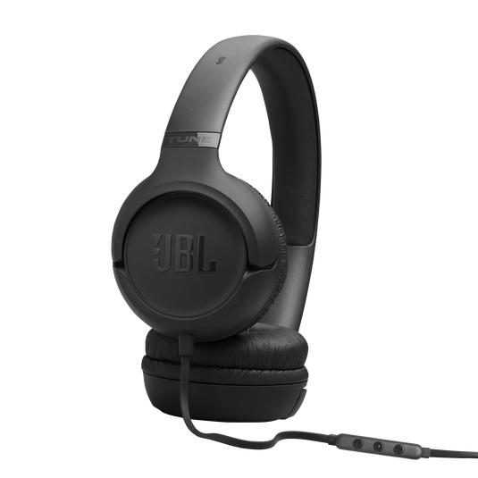 JBL Tune 530C - Black - Wired on-ear headphones - Right image number null