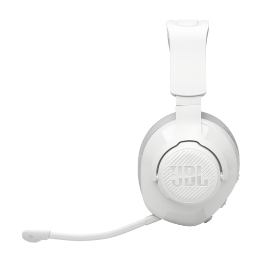 JBL Quantum 360 Wireless - White - Wireless over-ear gaming headset with surround sound and detachable mic - Left image number null