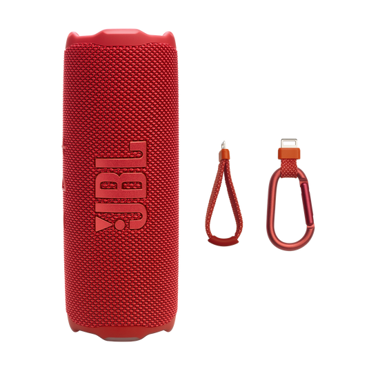 JBL Flip 7 - Red - Portable waterproof and drop-proof  speaker - Detailshot 8 image number null