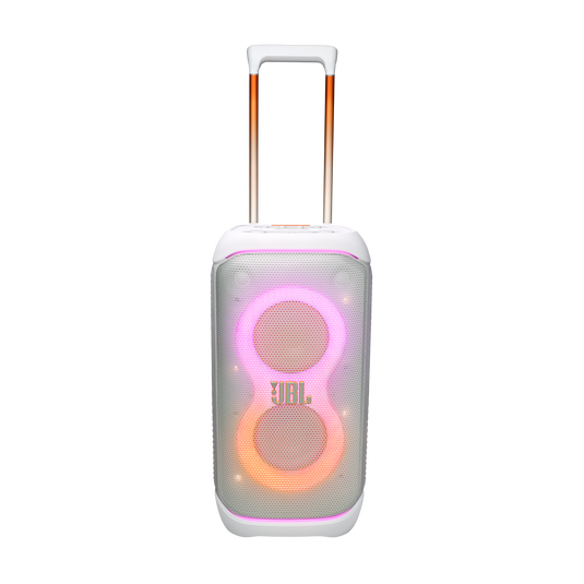 JBL PartyBox Stage 320 - White - Portable party speaker with wheels - Detailshot 10 image number null