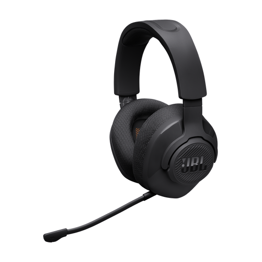 JBL Quantum 360 Wireless - Black - Wireless over-ear gaming headset with surround sound and detachable mic - Hero image number null