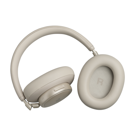 JBL Live 780NC - Sand - Wireless over-ear Noise Cancelling headphones - Detailshot 2 image number null