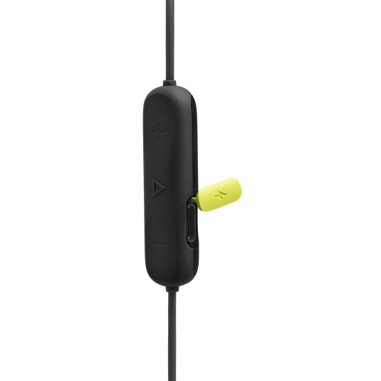 JBL Endurance Run 3 Wireless - Black / Lime - Wireless Sport Headphones - Left image number null