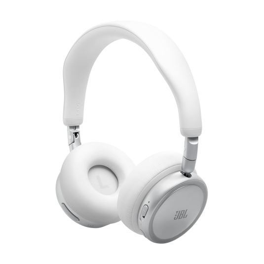 JBL Live 680NC - White - Wireless on-ear Noise Cancelling headphones - Bottom image number null