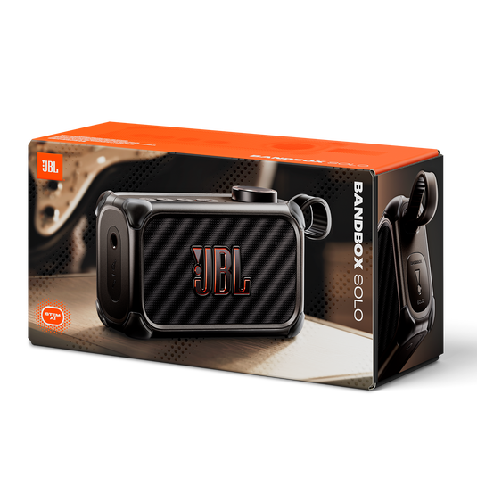 JBL BandBox Solo - Black - Compact AI-powered practice amp and speaker - Detailshot 2 image number null