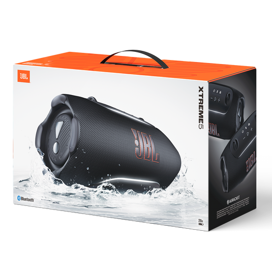 JBL Xtreme 5 - Black - Portable waterproof speaker with massive legendary JBL sound, ambient edge lighting, and a convenient shoulder strap - Detailshot 15 image number null