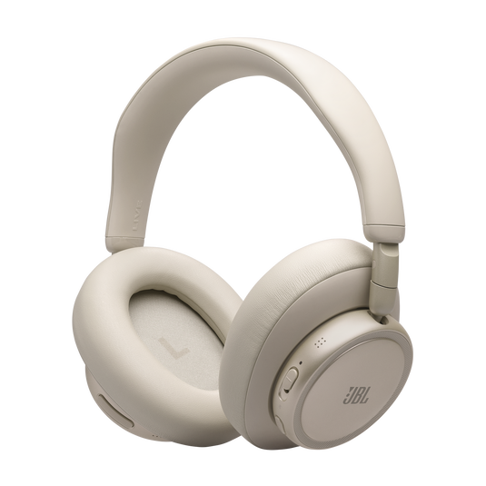 JBL Live 780NC - Sand - Wireless over-ear Noise Cancelling headphones - Bottom image number null