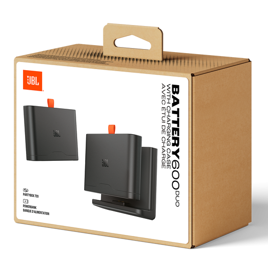 JBL Battery 600 Duo with Charging Case - Black - Two easy-to-replace spare batteries with charging case - Detailshot 5 image number null