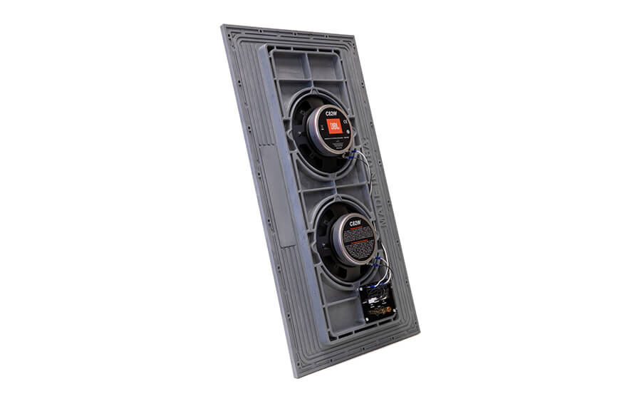 Conceal C82W Dise&ntilde;o de doble panel, cada uno con controladores transductores de baja frecuencia dobles de 200&nbsp;mm. - Image