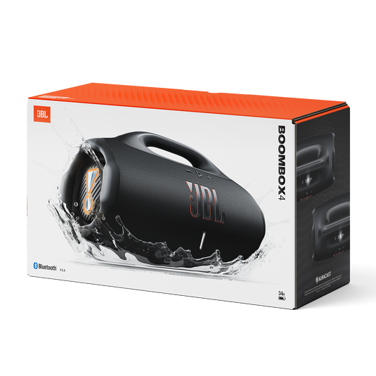 JBL Boombox 4 - Black - Most powerful JBL portable waterproof speaker with massive JBL Pro Sound - Detailshot 3 image number null