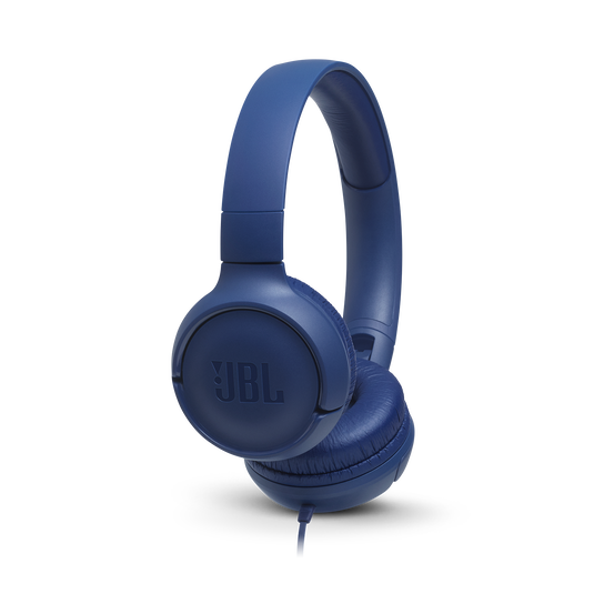 JBL Tune 500 - Blue - Wired on-ear headphones - Hero image number null
