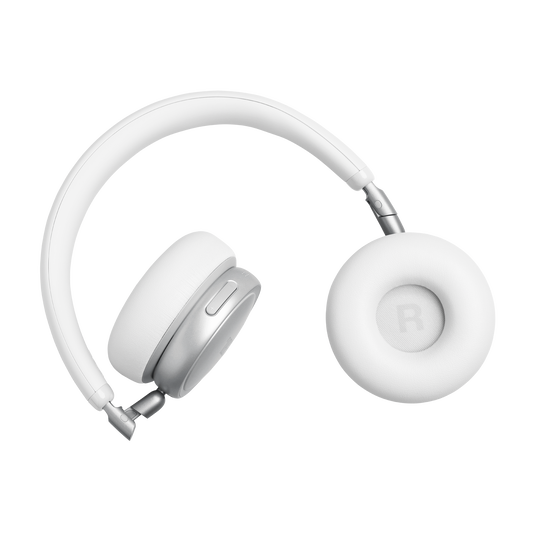 JBL Live 680NC - White - Wireless on-ear Noise Cancelling headphones - Detailshot 2 image number null