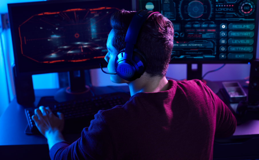 JBL Quantum 350 Wireless Vive el juego al m&aacute;ximo con JBL QuantumSOUND Signature - Image