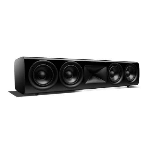 HDI-4500 - Black - 2 &frac12;-way Quadruple 5.25-inch (130mm) Center Channel Loudspeaker - Left image number null