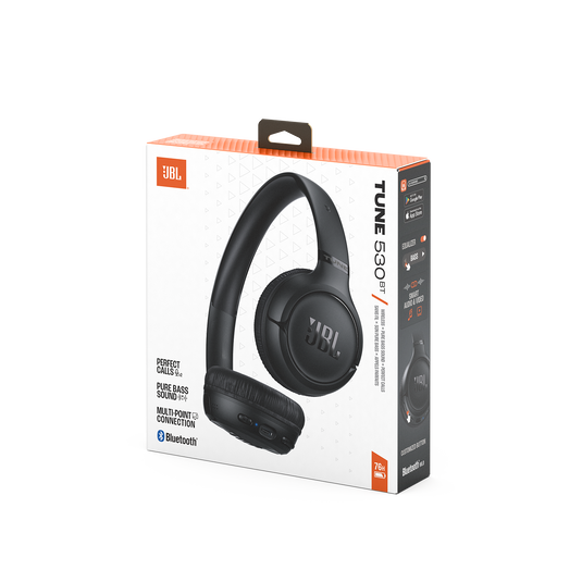 JBL Tune 530BT - Black - Wireless on-ear Bluetooth&reg; headphones - Detailshot 15 image number null