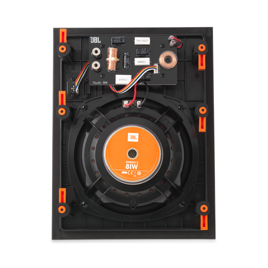 Studio 2 8IW - Black - Premium In-Wall Loudspeaker with 8&rdquo; Woofer - Back image number null